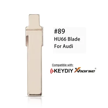 5 шт. Оригинальный #89 HU66 KD JMD VVDI KEYDIY Xhorse Дистанционный Складной Флип Автомобильный Ключ Blade Для Audi A6L Оригинальный №89 Blade - Изображение 1  