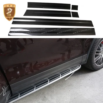 CSSYL Автомобильный Стайлинг из Углеродного волокна Внешняя отделка автомобиля 6 шт. Комплекты панелей внешней крышки автомобиля Для 15-17 Porsche Cayenne 958 Декоративные - Изображение 1  