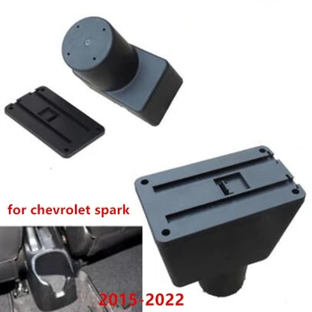 для автомобильного подлокотника Chevrolet Spark кожаный подлокотник для автомобиля-стайлинг, коробка для подлокотника, аксессуары для центральной консоли, украшение 2015-2022 - Изображение 2  
