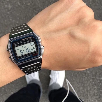 Роскошные Мужские Цифровые военные армейские спортивные светодиодные водонепроницаемые наручные часы, модные наручные часы с хронографом Relogio - Изображение 1  